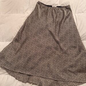 Cheetah/Leopard Patterned Midi Skirt